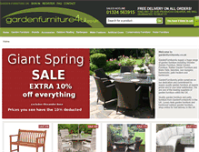 Tablet Screenshot of gardenfurniture4u.com